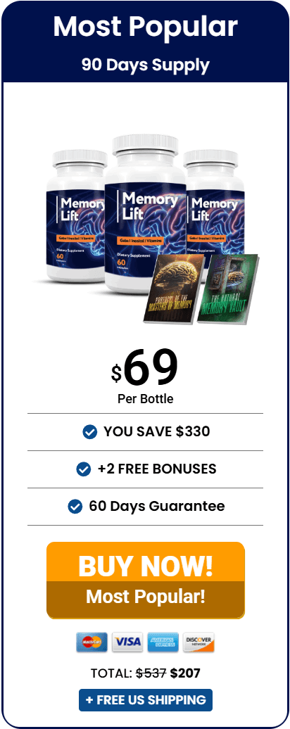 Memory Lift -3-bottle - order-now-( Ninety Days Supply) - image